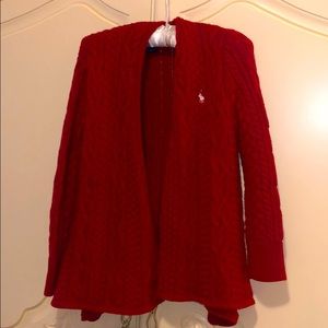 Cable knit Girls Cardigan